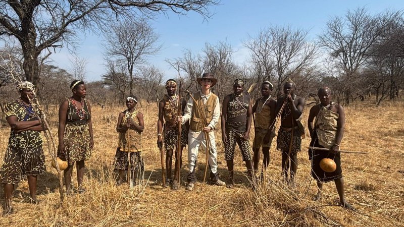 Матан Хацрони и племя хадза. Фото: Матан Хацрони