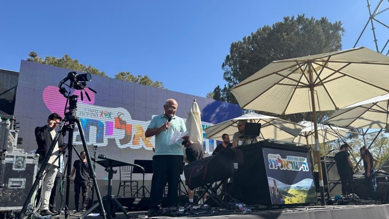 Министр туризма Хаим Кац на открытии месяца израильского туризма. Фото: предоставлено Министерством туризма