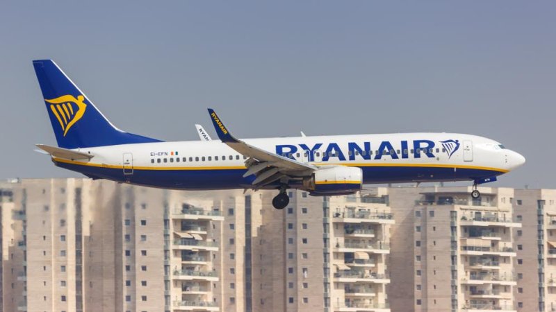 Ryanair в аэропорту Бен-Гурион. Фото: Shutterstock