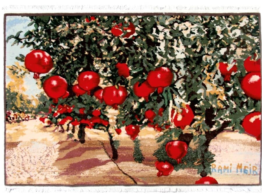 יצירת אומנות (שטיח) של האמן רמי מאיר. צילום: יח"צ