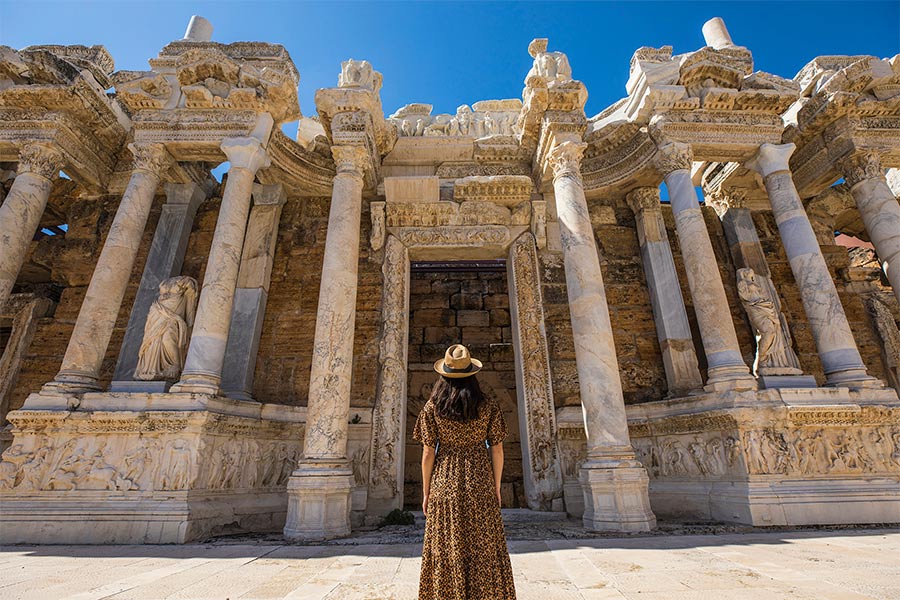Pamukkale Hiarepolis. צילום: לשכת התיירות של טורקיה