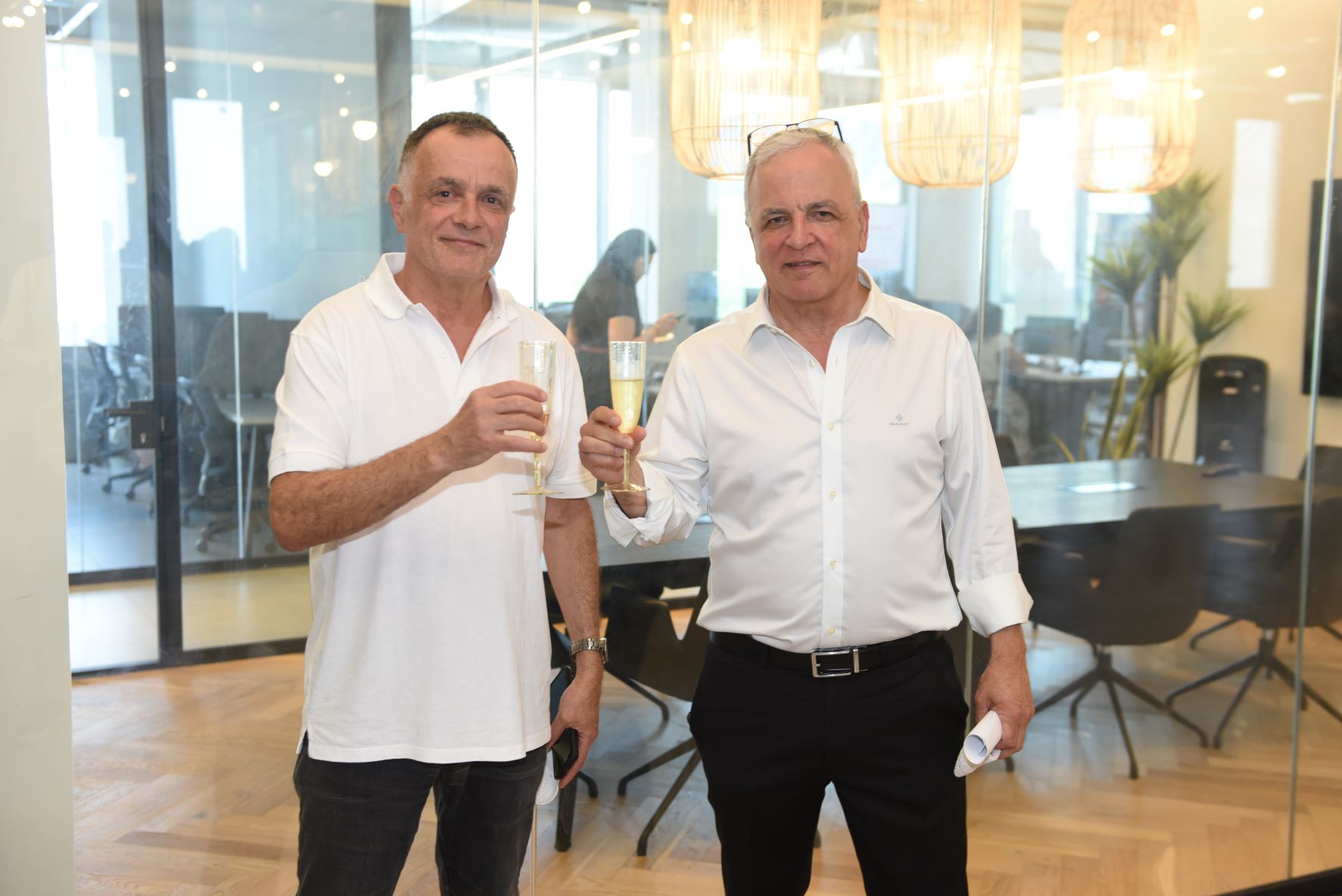 יעקב ואליעזר אמסלם. צילום: אופיר נחמני.