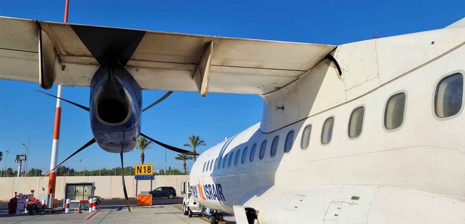 מטוס ישראייר. צילום: ספיר פרץ זילברמן