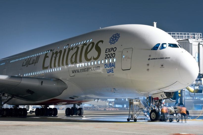 A380 Эмирейтс. Фото: shutterstock
