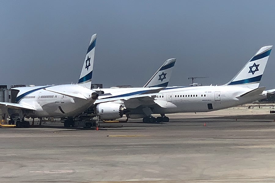 מטוסי אל על בנתב"ג. צילום: מערכת פספורטניוז