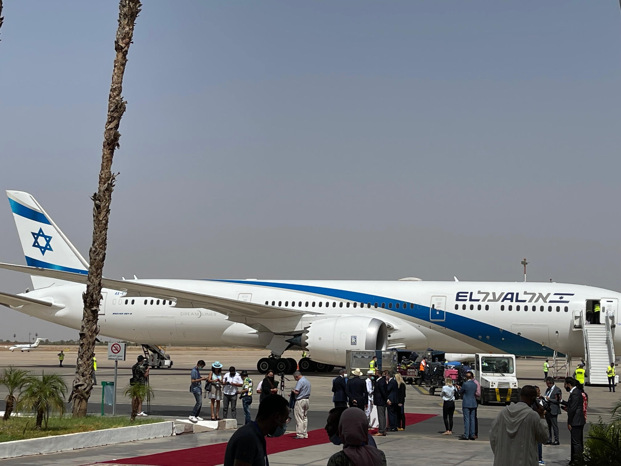 מטוס אל על במרקש בחודש יולי. צילום: פספורטניוז