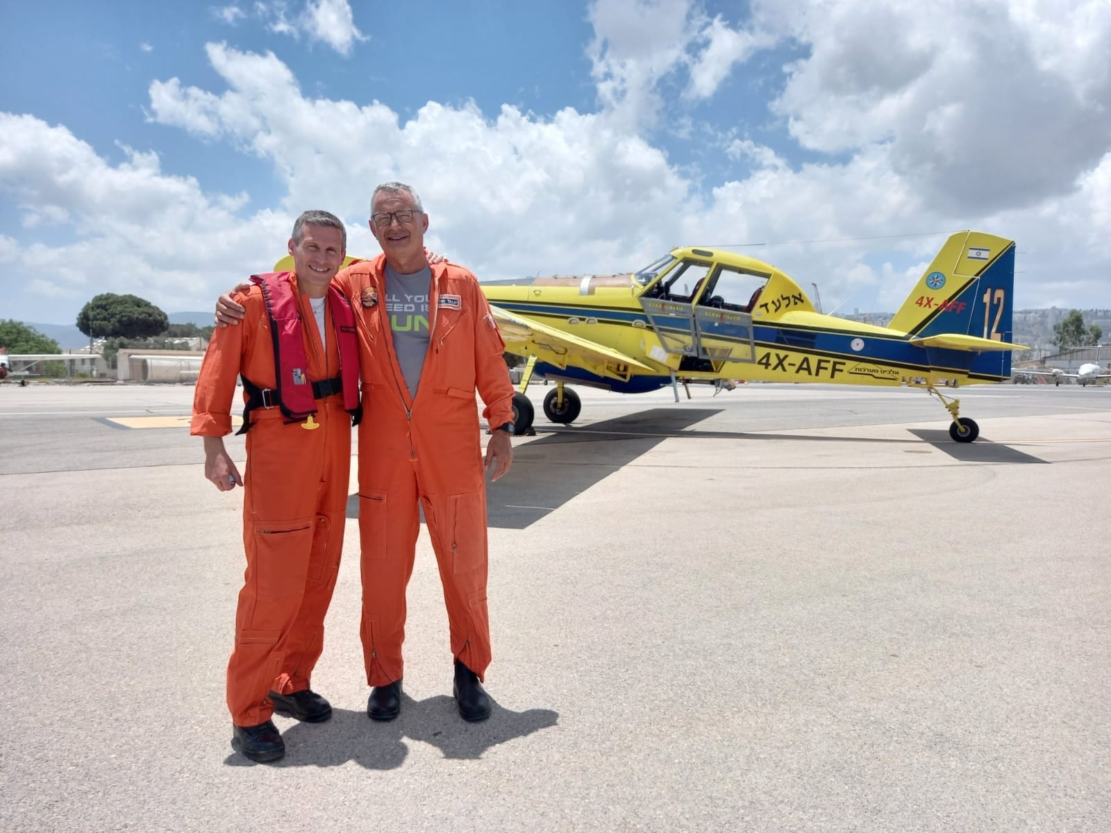 משלחת משותפת לחיל האוויר וכוחות כיבוי והצלה המריאה לקפריסין לסייע במאמצי כיבוי שריפות היער בלימסול. צילום: חיל האוויר