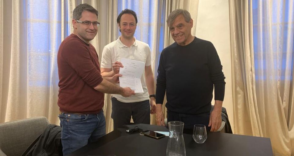 זאב הורן, אייל רימר ואבינועם מרום. צילום: יח"צ