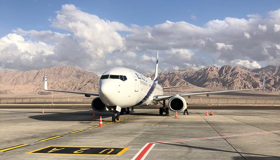 מטוס אל על בשדה התעופה רמון. צילום: באדיבות רש"ת|מטוס אל על בשדה התעופה רמון. צילום: באדיבות רש"ת