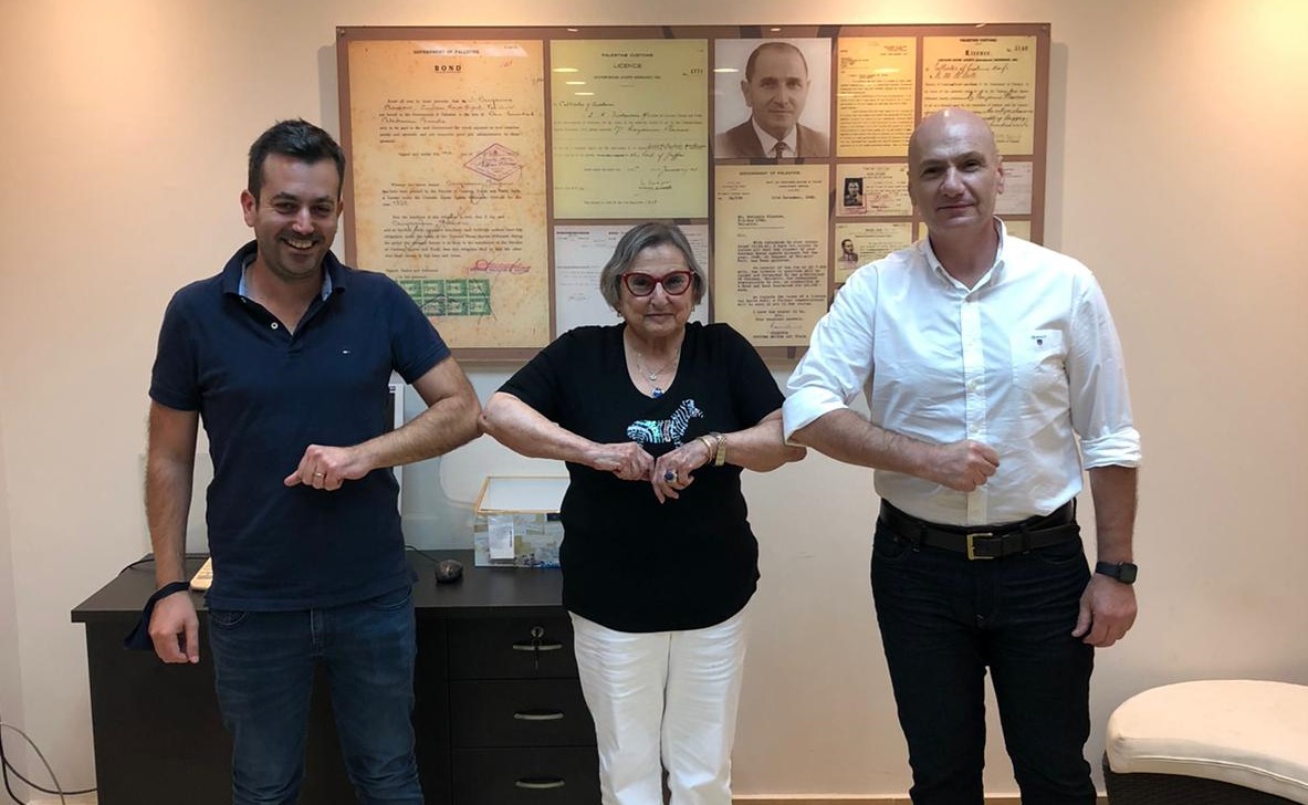 ירום ודיש ושלומי זפרני מאל על סניף ישראל נפרדים מפלסקוב נסיעות. צילום: יחצ