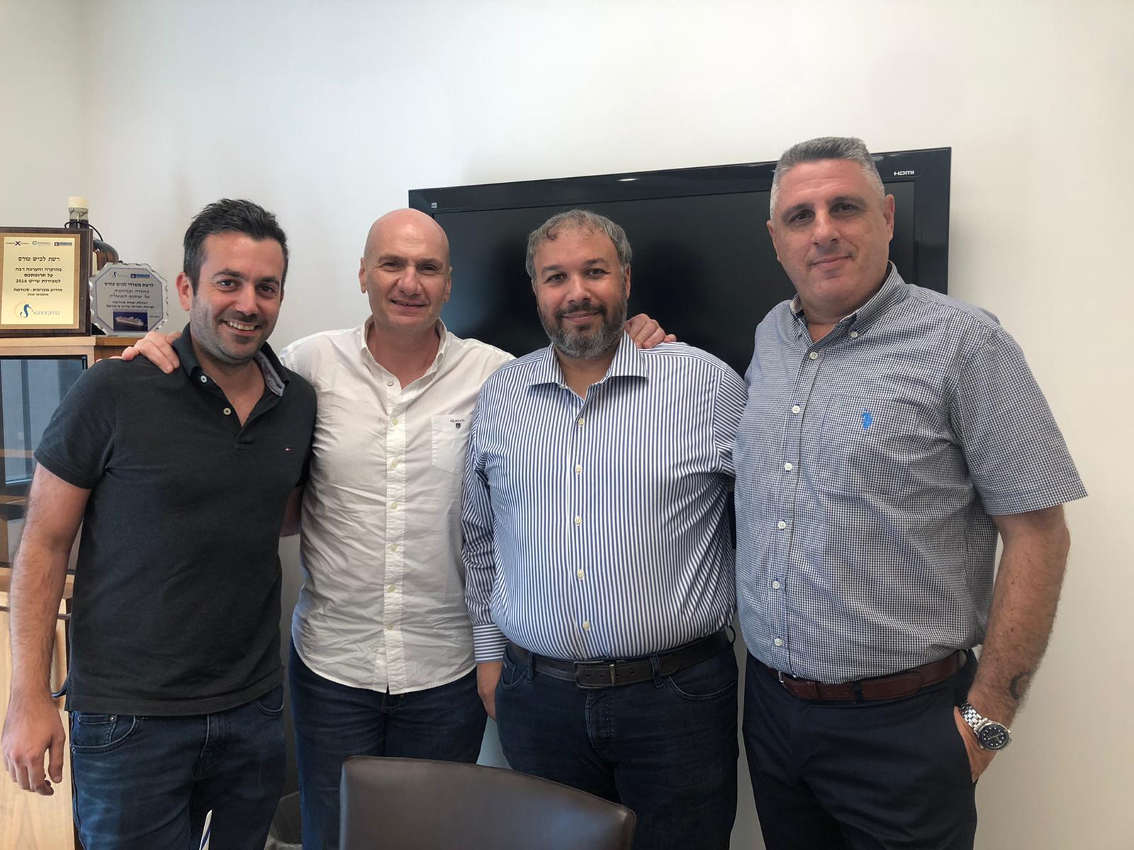 מימין: רביץ, אלפרוביץ ודיש וזפרני