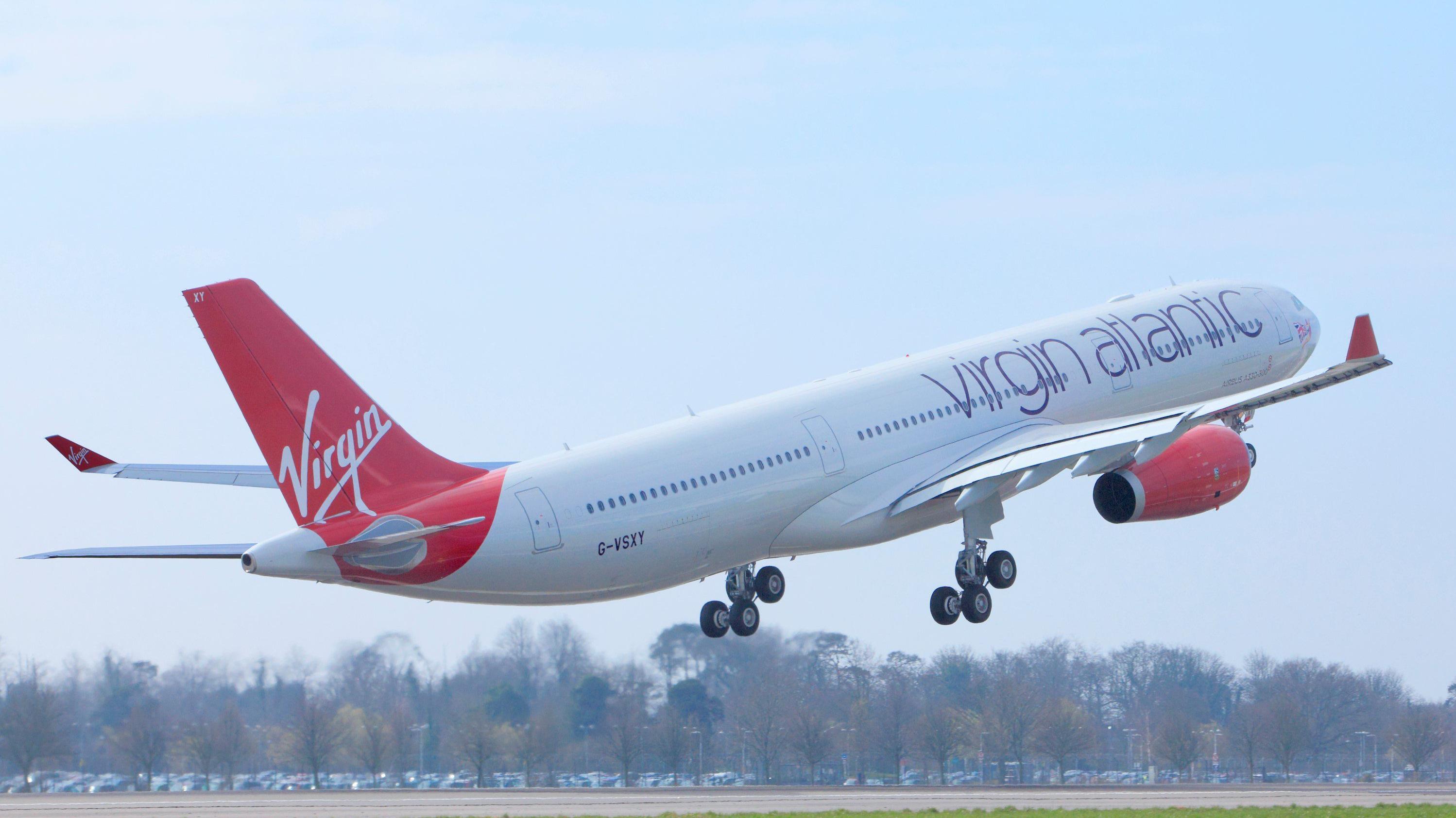 Virgin Atlantic A330 צילום: מלווין נילסון 
