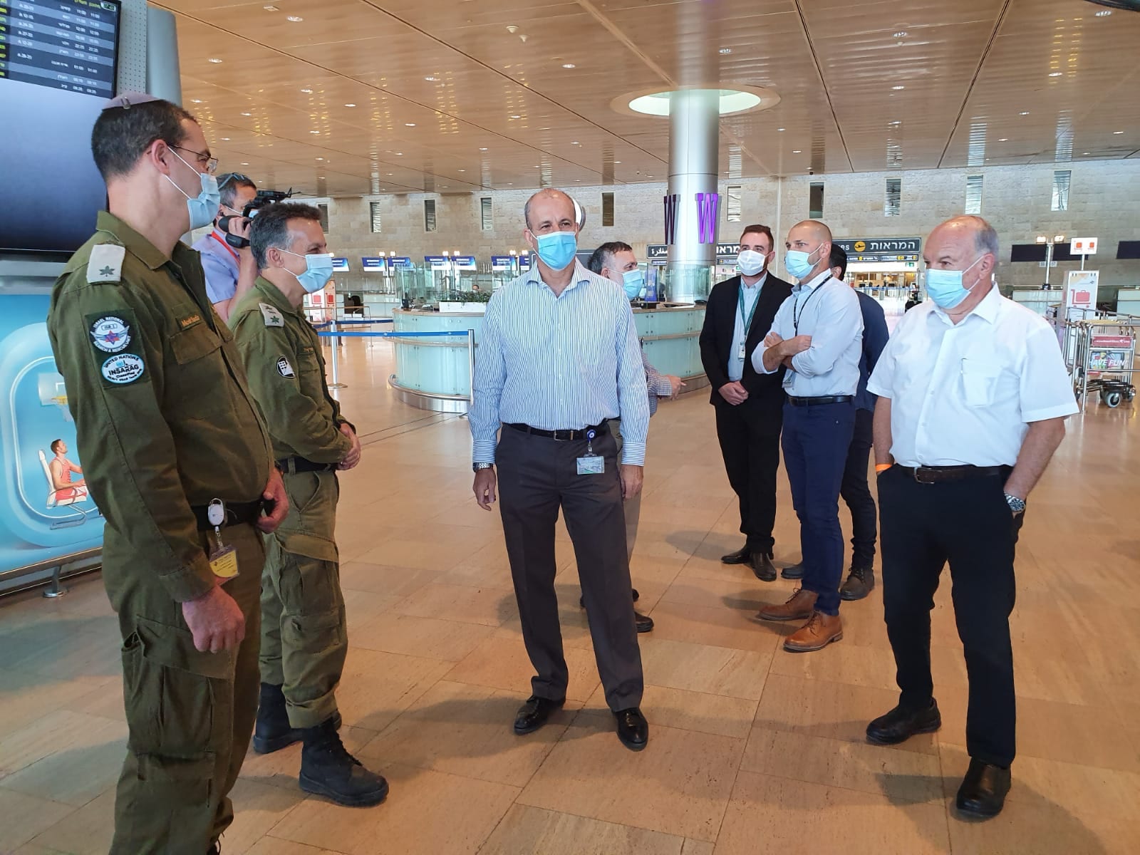 קובי זוסמן, מנכ"ל יאט"א ישראל בסיור שקיימה רש"ת לנציגי משרד הבריאות ותעשיית התעופה. צילום: ספיר פרץ זילברמן