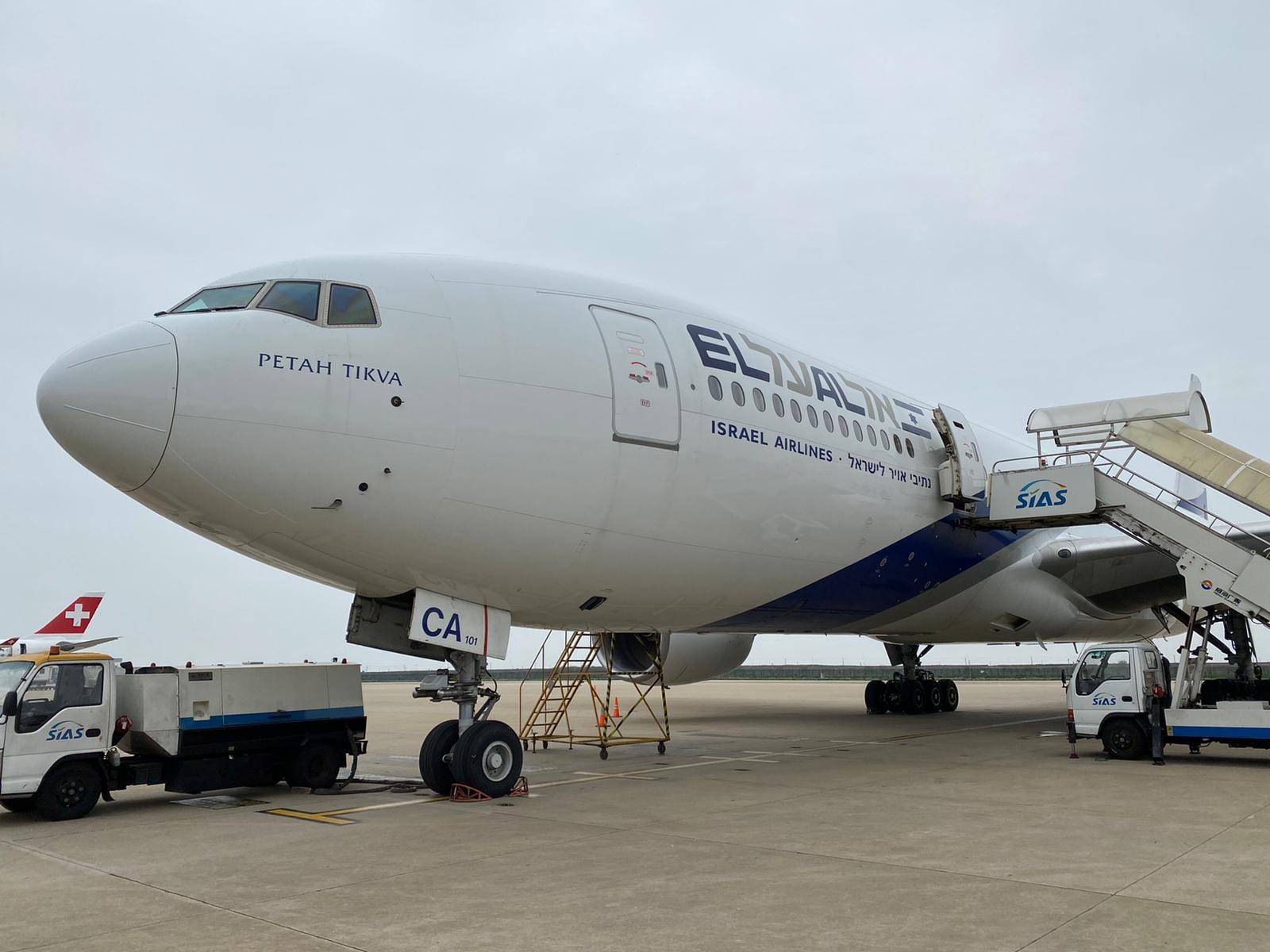 דרימליינר של אל על בתצורת מטען. צילום: דוברות אל על