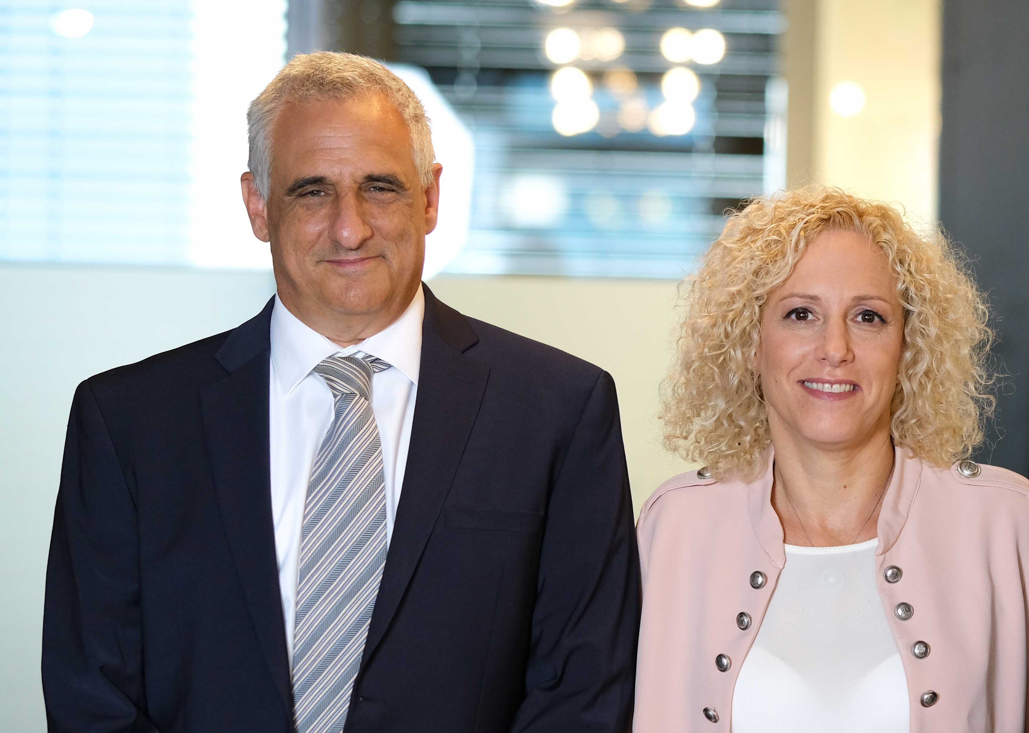 איריס בינקוביץ' ורון מירון, מייסדי אינוקאן פארמה ישראל. צילום: רותם להב