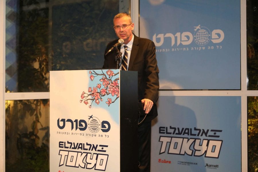 יריב לוין, שר התיירות. צילום: סיוון פרג'