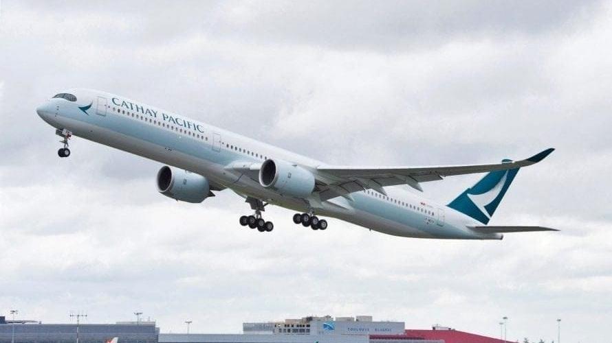 מטוס איירבס A350-1000 של קתאי פסיפיק. צילום: יח"צ