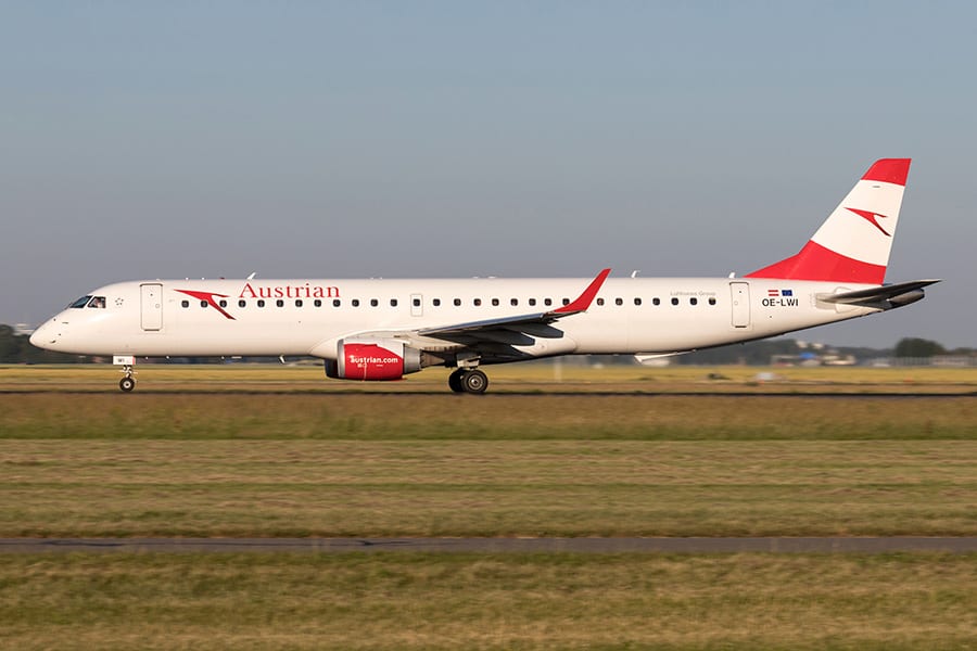 מטוס JET-E של אירר אוסטריה. צילום: 123rf