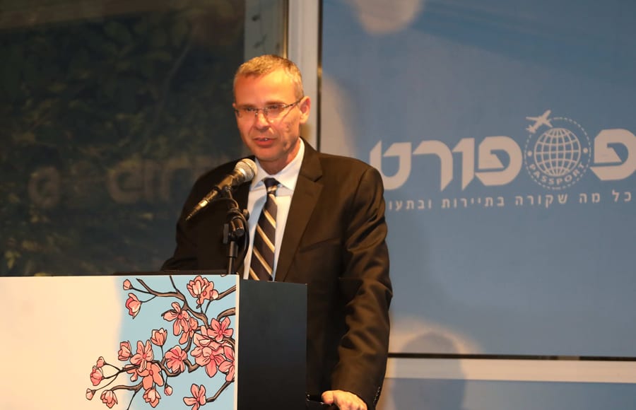 יריב לוין שר התיירות. צילום: סיוון פרג'