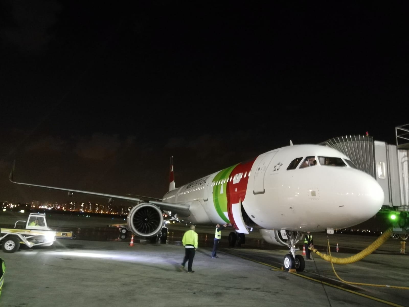 אייר פורטוגל בנתב"ג. צילום: עידו רימון