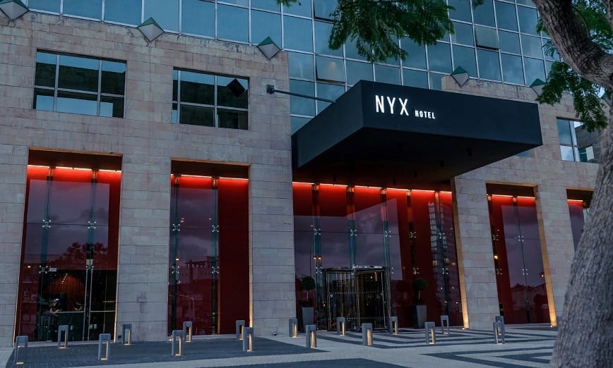 מלון NYX של רשת מלונות פתאל. צילום: איה בן עזרי |דני אמיר