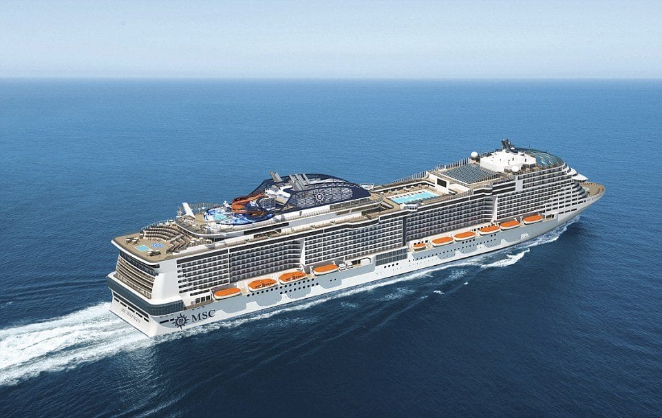 MSC Meraviglia.צילום: אתר MSC