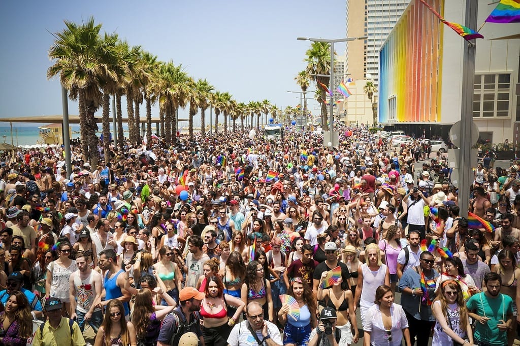 The Pride Parade in Tel Aviv. Photo: Guy Yehieli