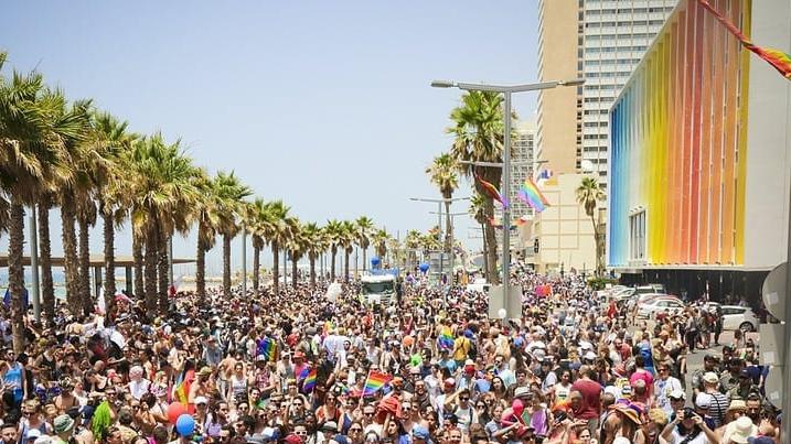 מצעד הגאווה בתל אביב. צילום: גיא יחיאלי