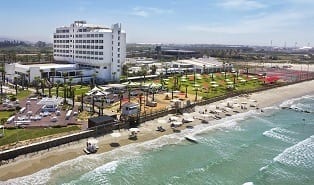 מלון רימונים חוף התמרים עכו - צילום אוויר יהודה איילון