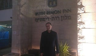 שר התחבורה ישראל כץ. צילום: אליאב פלאס|ראש העיר צפת אילן שוחט