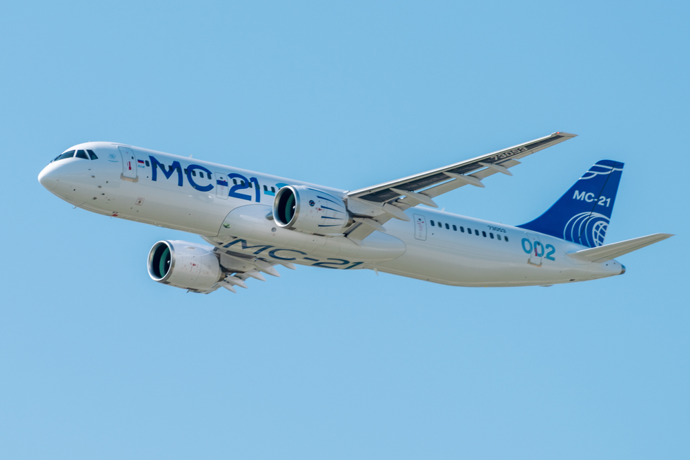 MC21 מתוצרת רוסיה. צילום: shutterstock