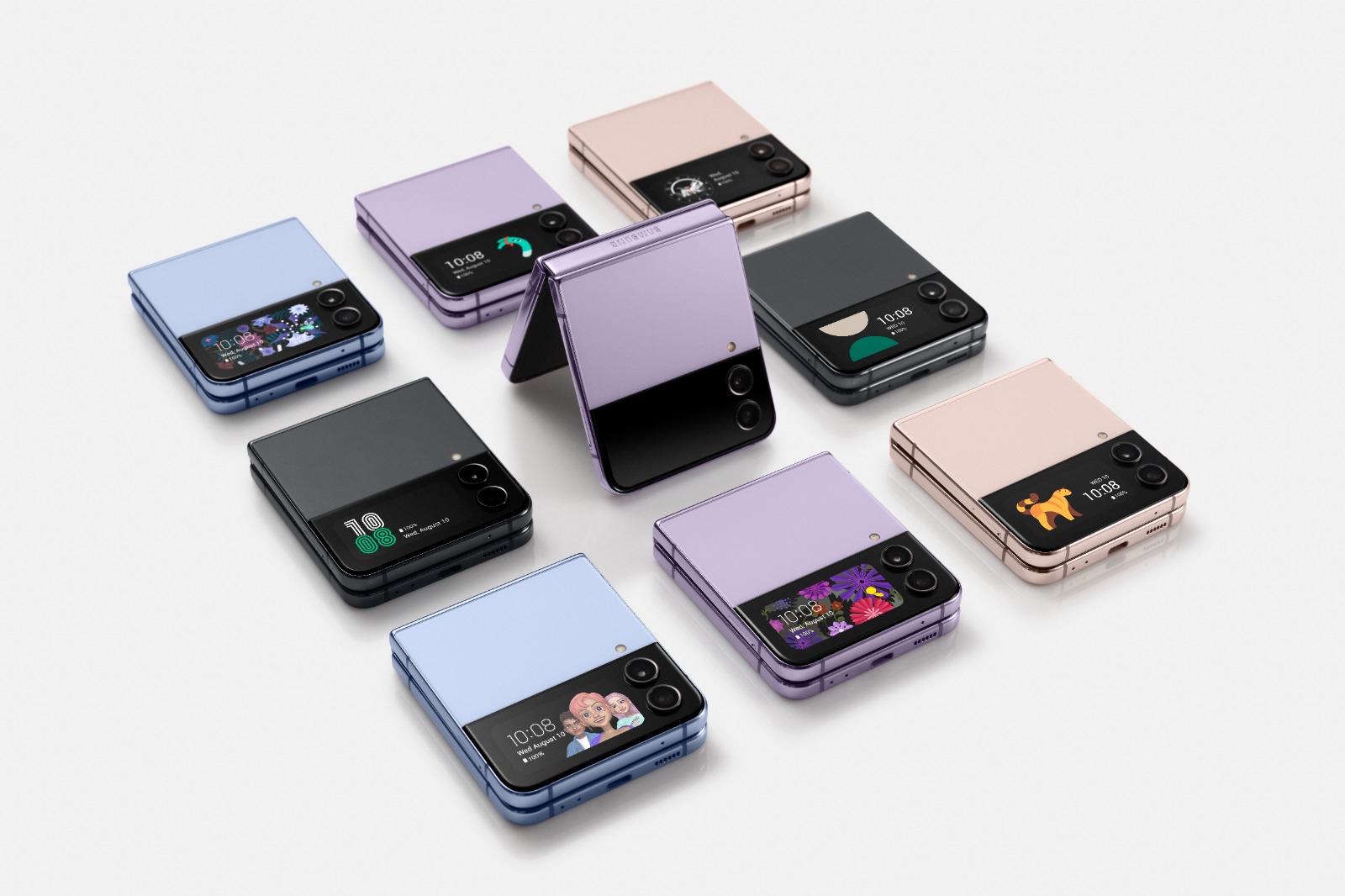 הסמארטפון החדש של סמסונג - ה-Galaxy Z Flip. צילום: יח״צ