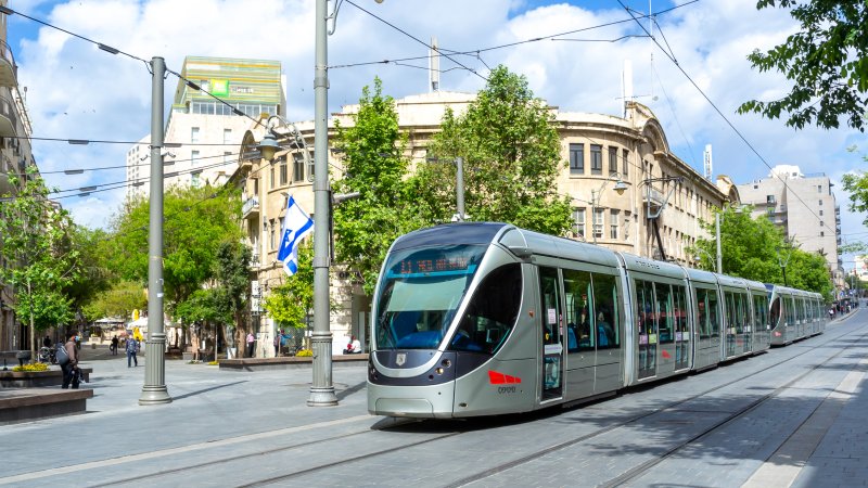 Легкое метро Иерусалима. Фото: SHUTTERSTOCK