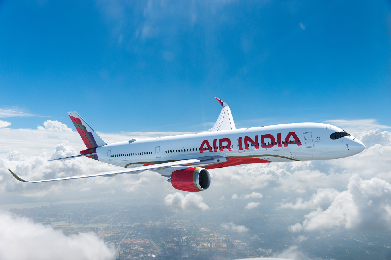Air India's A350. Photo: Air India
