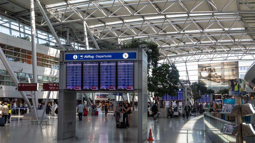 D&uuml;sseldorf Airport. Photo: Shutterstock