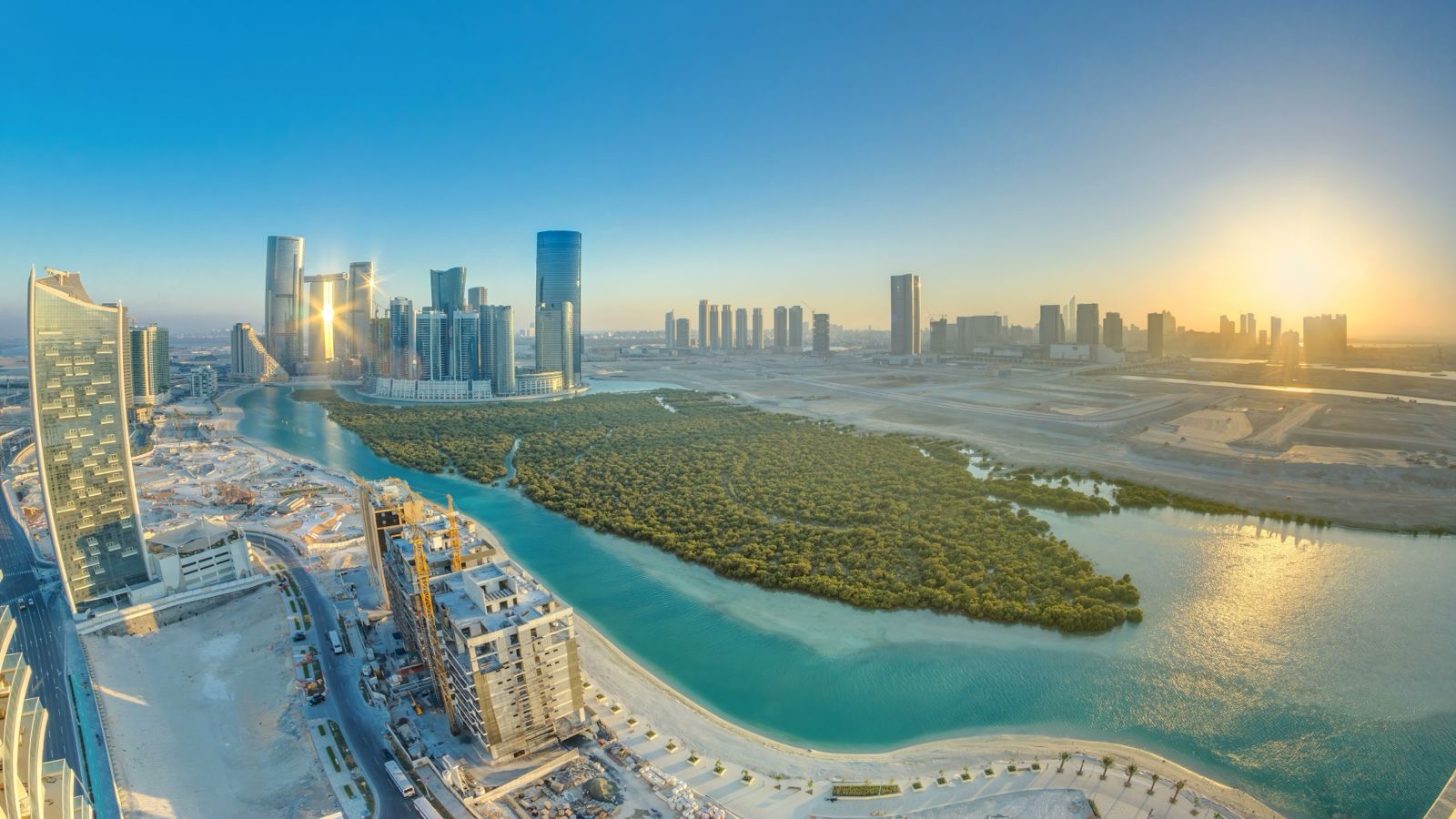 The Al Reem and Al Maryah islands in Abu Dhabi. Photo: Shutterstock