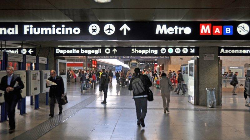 Fiumicino Airport. Photo: Shutterstock