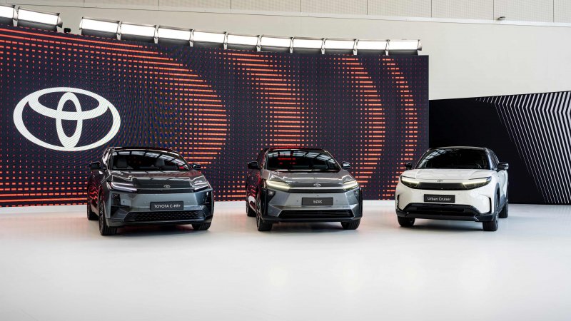 The new Toyota models presented. Photo: Toyota
