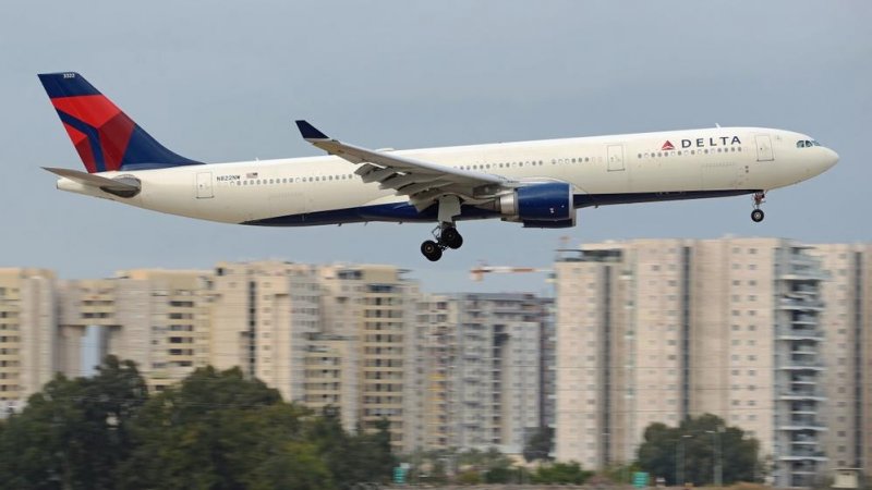 Delta Airlines at Ben Gurion Airport. Photo: Shutterstock