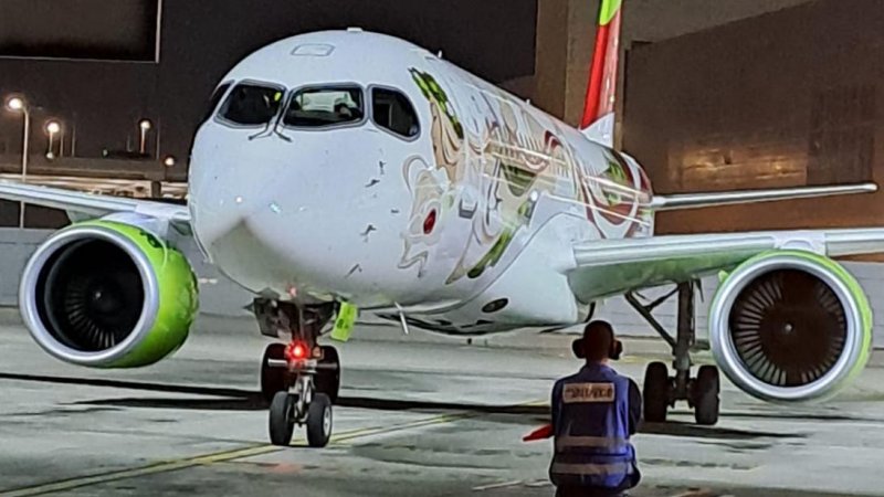 airBaltic at Ben Gurion Airport. Photo: Tal Aviation PR