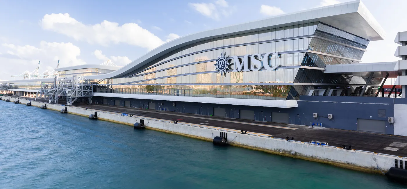 The new terminal. Photo: MSC