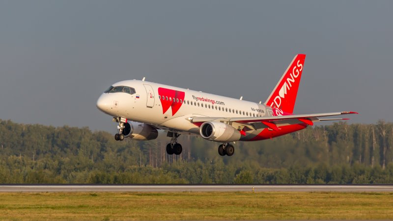 The Russian airline RED WINGS. Photo: SHUTTERSTOCK