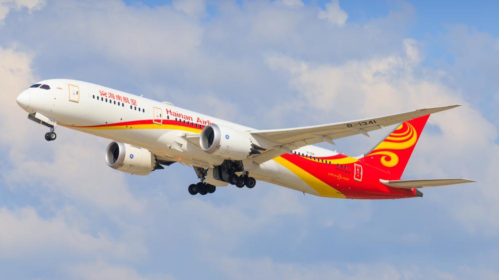 Hainan Airlines. Photo: Shutterstock
