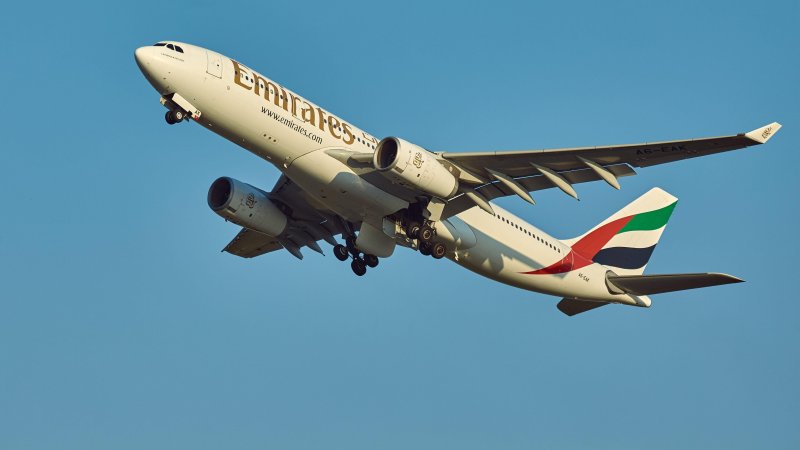 Emirates A330. Photo: shutterstock