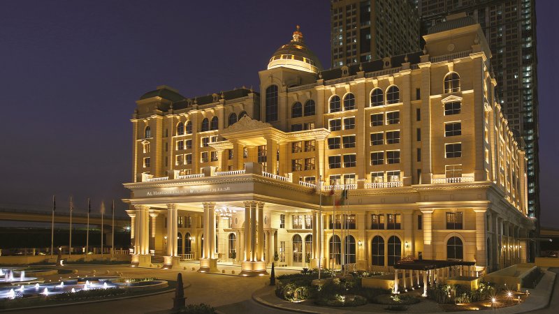 The hotel from the outside. Photo: Al Habtoor Palace