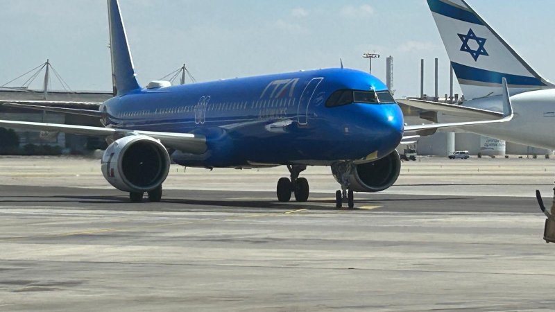 ITA Airways at Ben Gurion Airport. Photo: ITA