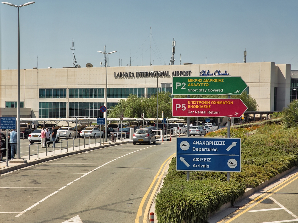 Larnaca Airport. Photo Credit: Shutterstock