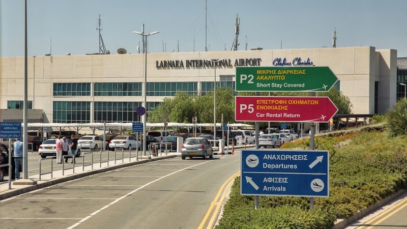 Larnaca Airport. Photo Credit: Shutterstock