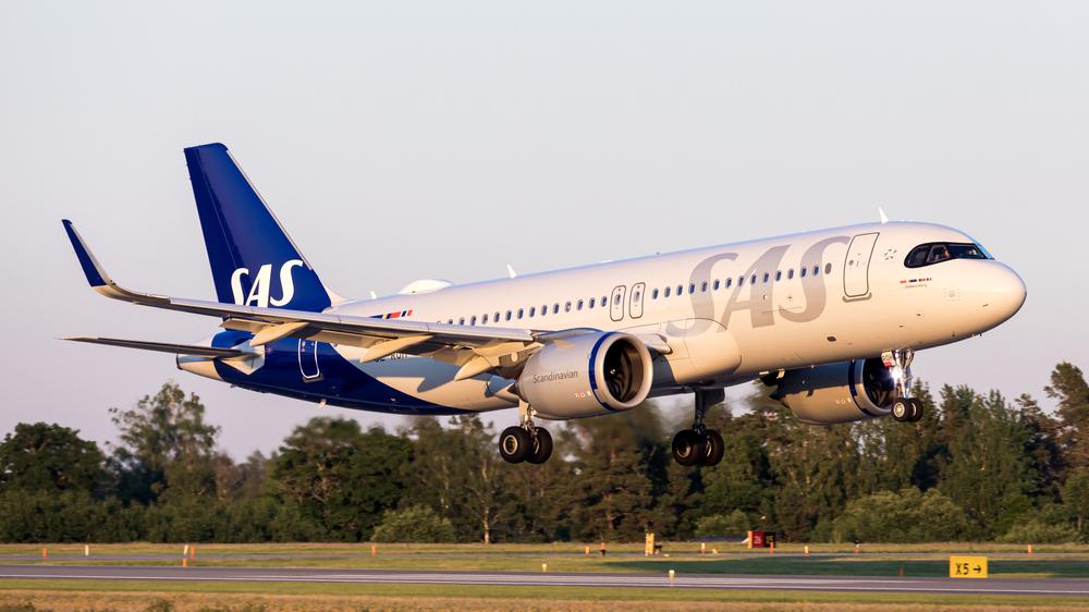 SAS AIRLINES. Image: Shutterstock