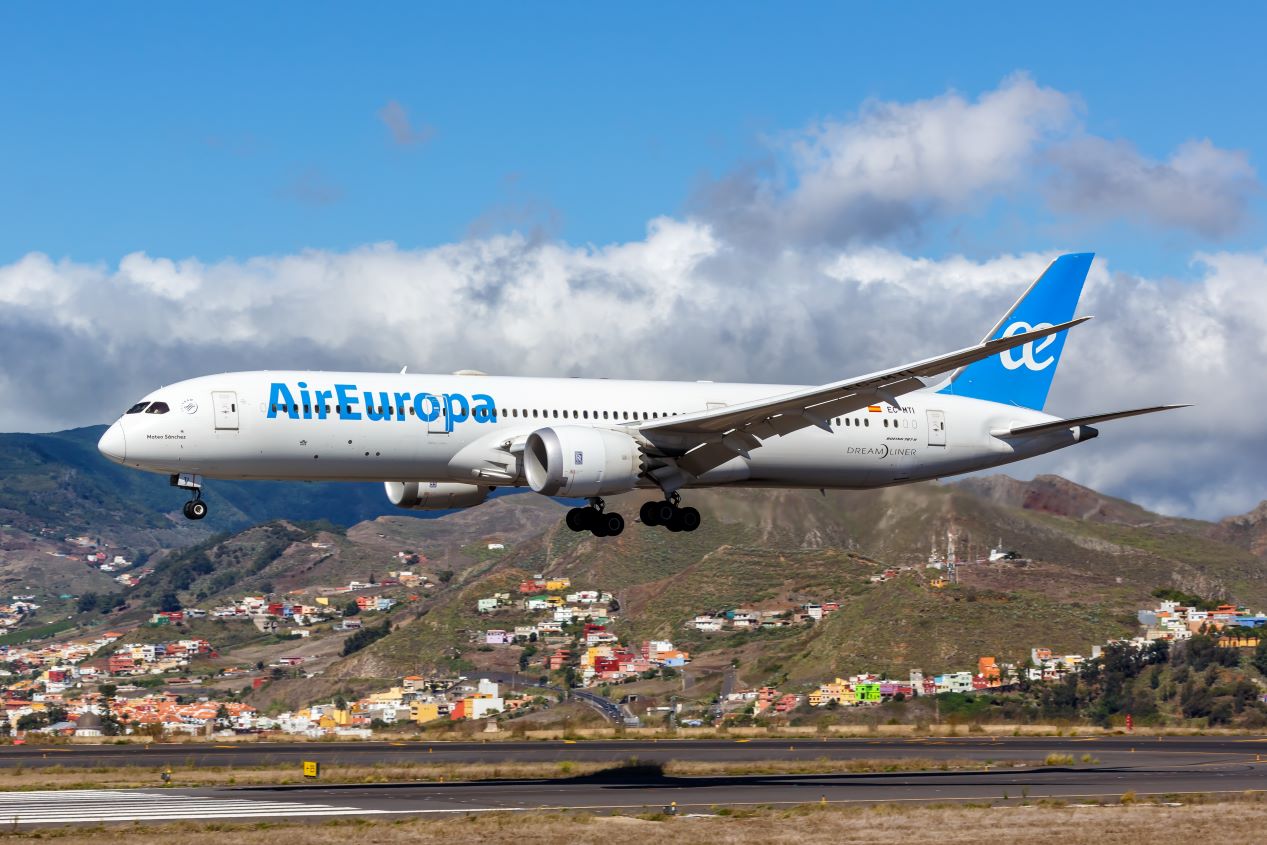 Air Europa. Photo: SHUTTERSTOCK